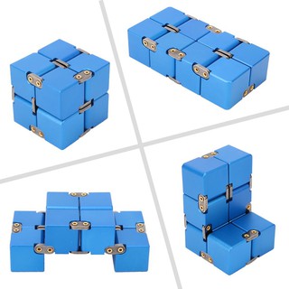 Khối Lập Phương Vô Cực Infinity Cube  Nhôm Nguyên Khối