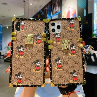 Ốp Điện Thoại Mềm Hình Vuông Họa Tiết Disney Cho Oppo A9 A5 2020 A5s A7 A3s A5 AX5s A11 Oppo f11 pro