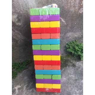 Rút gỗ màu sắc 48 thanh gỗ tự nhiên an toàn