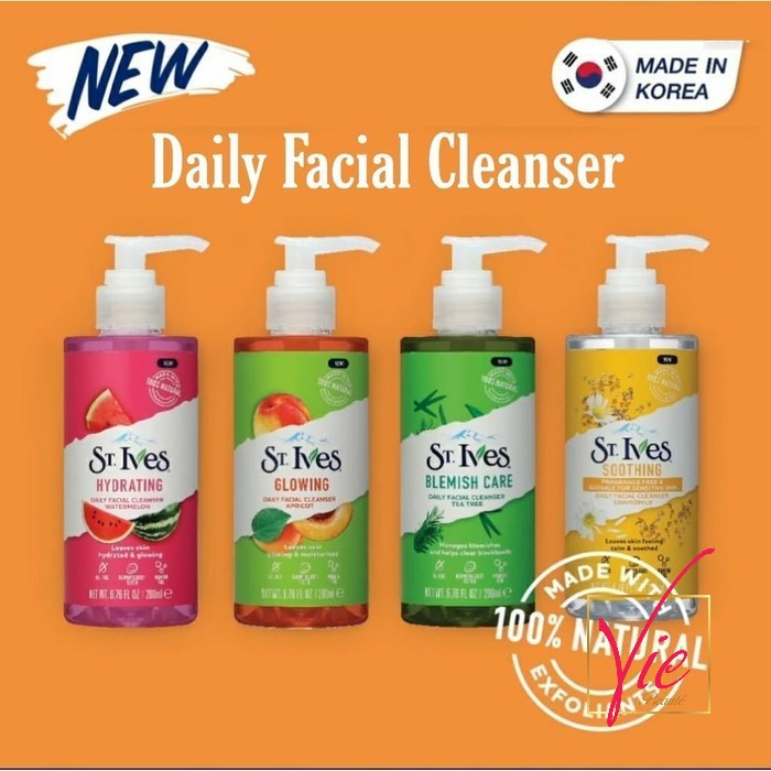 Sữa Rửa Mặt St.Ives Dạng Gel - St.Ives Daily Facial Cleaner Gel 200ml