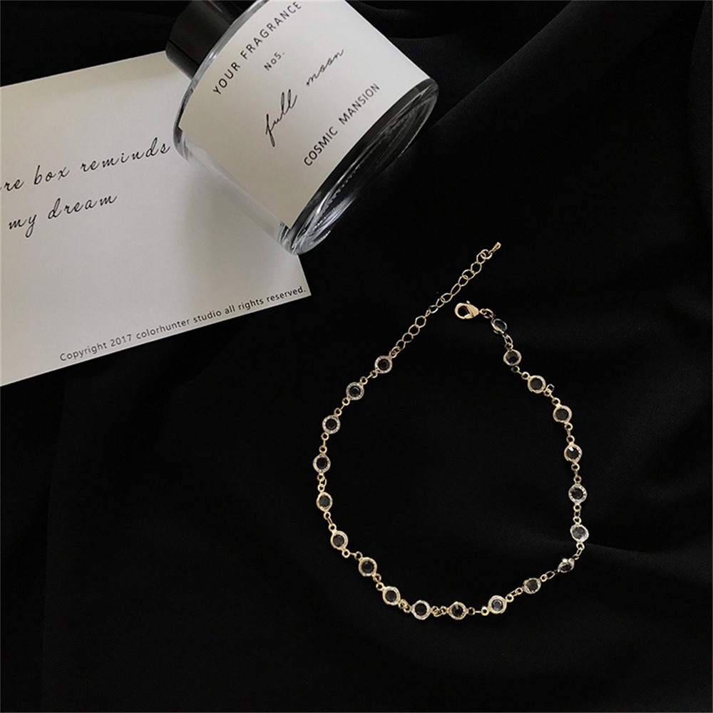 Dây chuyền đính đá kiểu dáng sang trọng thanh lịch dành cho nữ