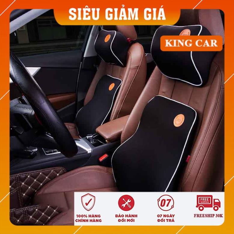 Gối tựa đầu ô tô tựa lưng ô tô cao su non cao cấp chính hãng FM - Shop KingCar