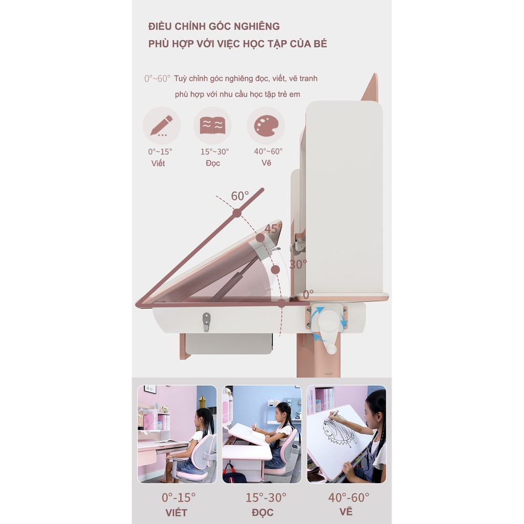 [ CAO CẤP ] -  Bàn chống gù cao cấp 120cm mã DRZ-91200 và Ghế DRY-502 hàng chính hãng cao cấp | BigBuy360 - bigbuy360.vn