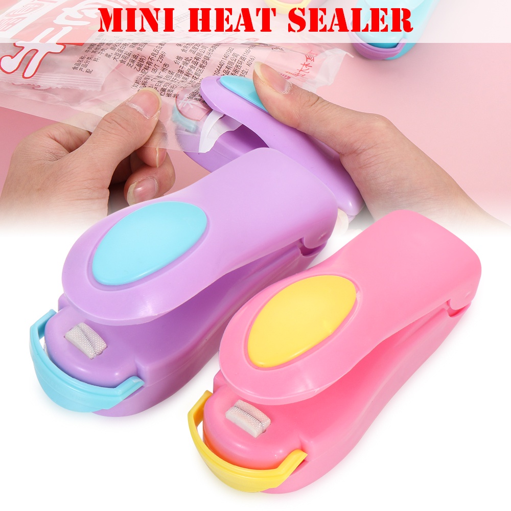 Kẹp Niêm Phong Túi Thực Phẩm Mini Bằng Nhựa Màu Sắc Ngọt Ngào