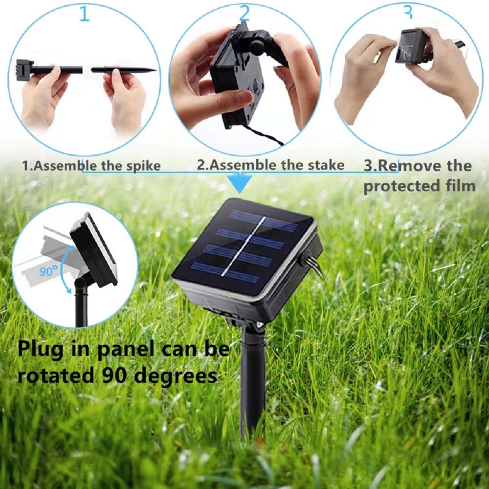 Đèn treo năng lượng mặt trời Meteor với đèn LED , trang trí cảnh quan nhà vườn, ánh sáng cây trang trí.