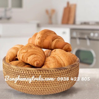 Khay mây xiên tròn