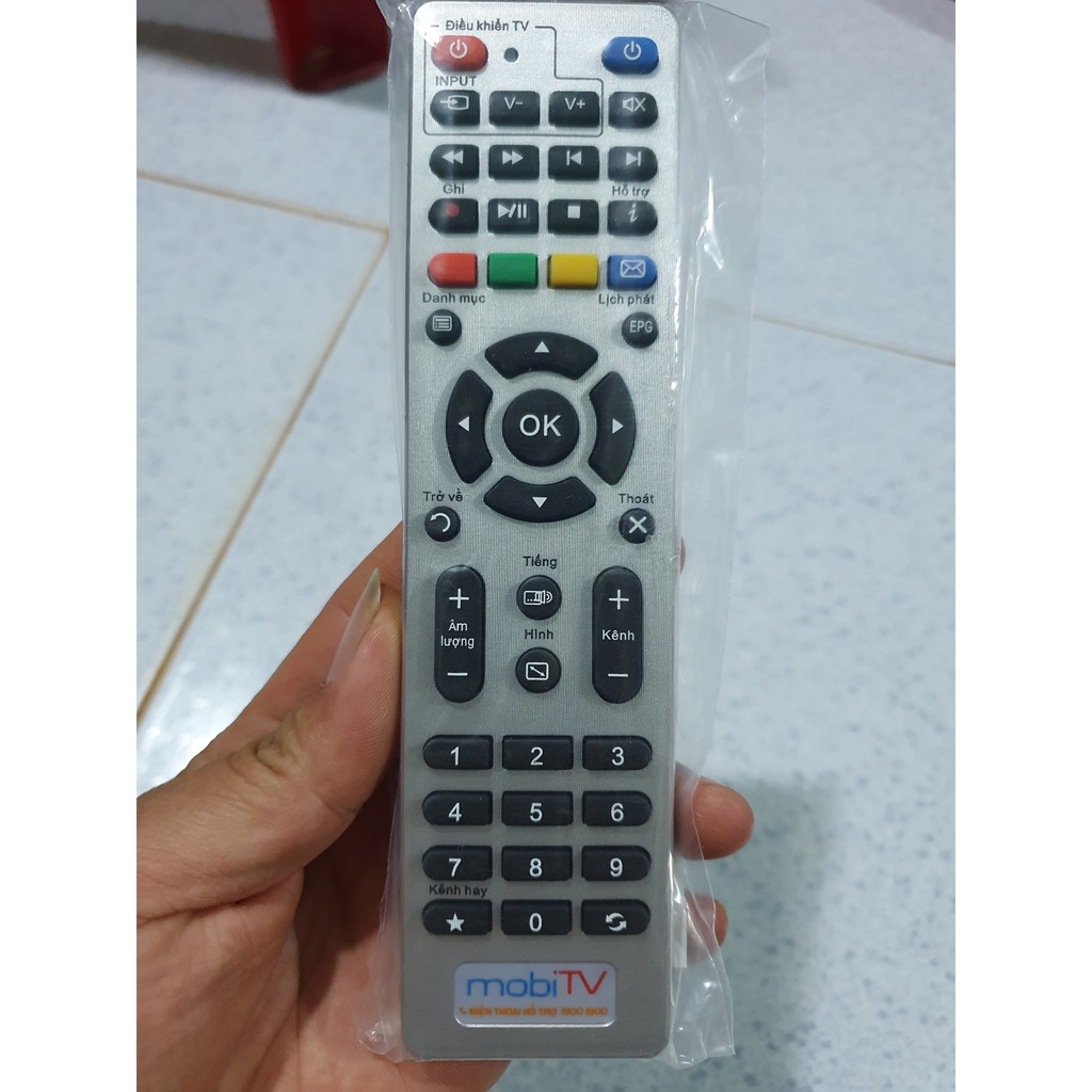 ĐIỀU KHIỂN ĐẦU THU TRUYỀN HÌNH MOBITV REMOTE MOBITV