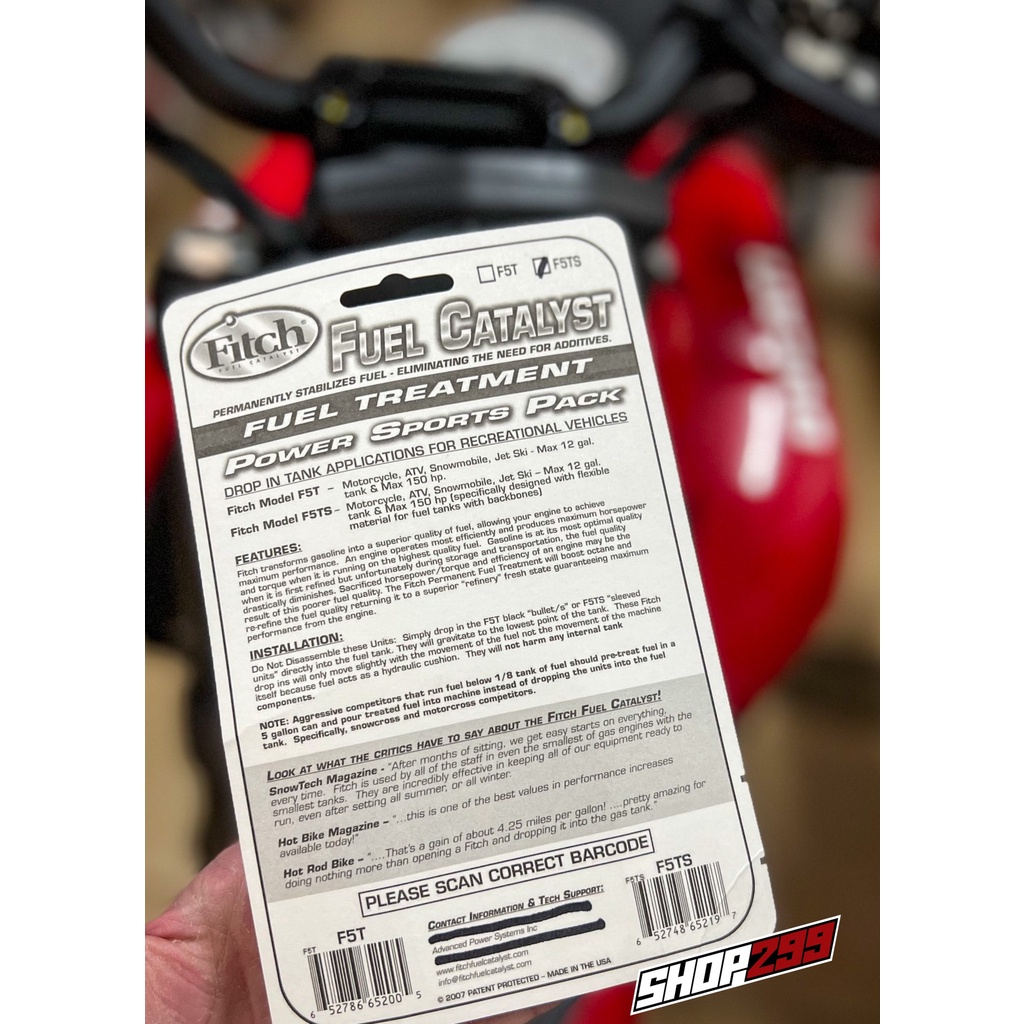 FITCH FUEL CATALYST - Viên Xúc Tác Nhiên Liệu, Làm Sạch Xăng, Tăng HP, Tăng Octane