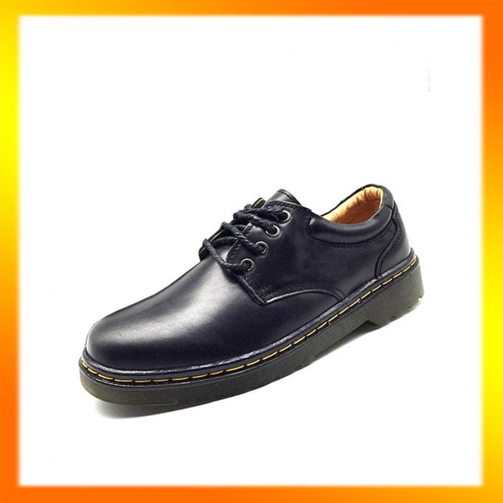 [TẶNG TẤT KHƯT MÙI] Giày đốc nam da thật bảo hành 1 năm 077BD