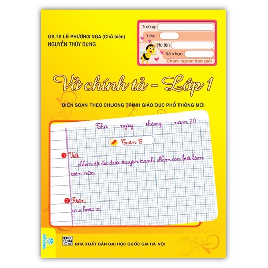Sách - Vở chính tả lớp 1
