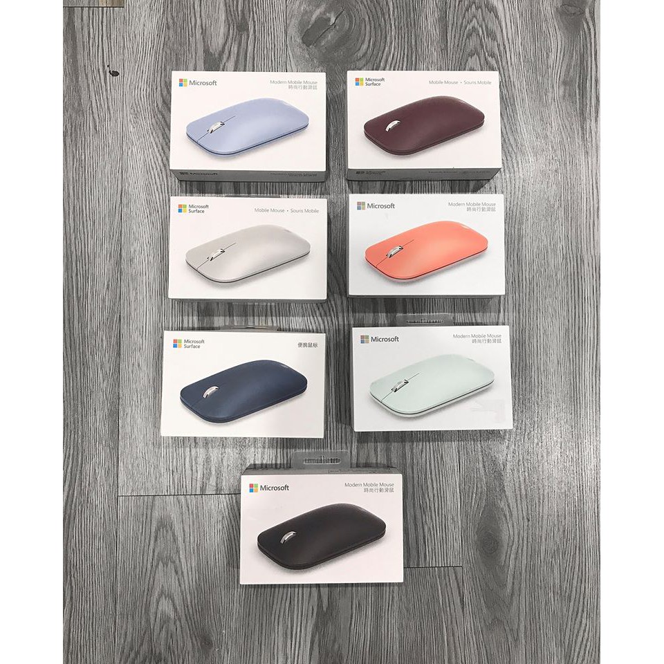 Chuột Bluetooth chính hãng ( bảo hành 12 tháng ) Surface Mobie Mouse New 2018 (4 màu)