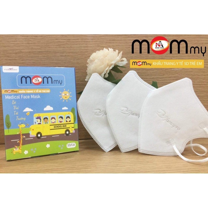 KHẨU TRANG BÉ 5D NAM ANH (10 cái)