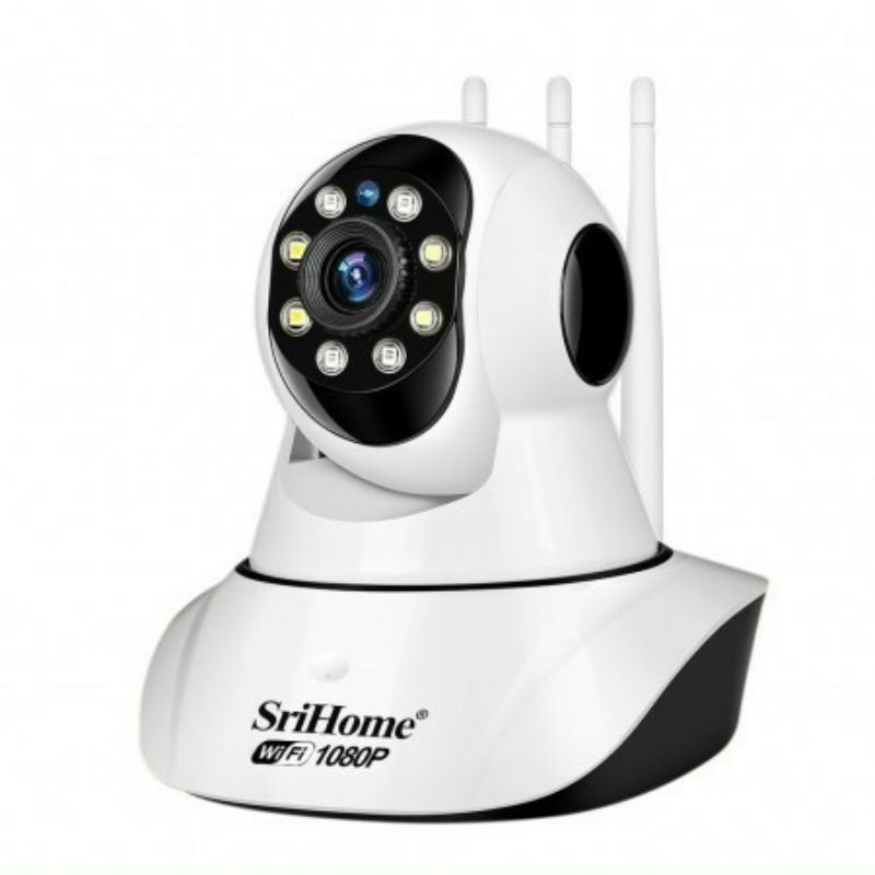 CAMERA WIFI SRIHOME 3ANTEN SP029 2.0 , CÓ LED XEM MÀU BAN ĐÊM