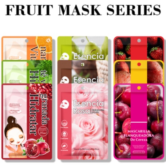 Mặt Nạ MOIKA 9 vị trái cây Dưỡng Trắng Da Mụn Cấp Ẩm Thải Độc Chống Lão Hóa