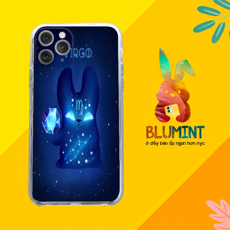 Ốp đt Astrology Thỏ Virgo xinh xắn cho Iphone 7/7Plus/8/8Plus/X/Xs/Xs Max/11/11 Promax/12/12 Promax 