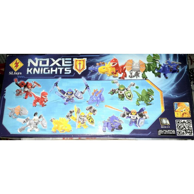 Lắp ráp 1 hộp LegoNexo khủng long 8978 có nhiều chi tiết