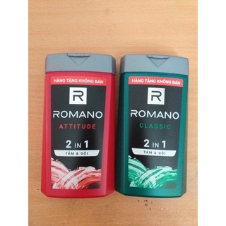 Tắm gội 2 trong 1 Romano hương nước hoa 150g