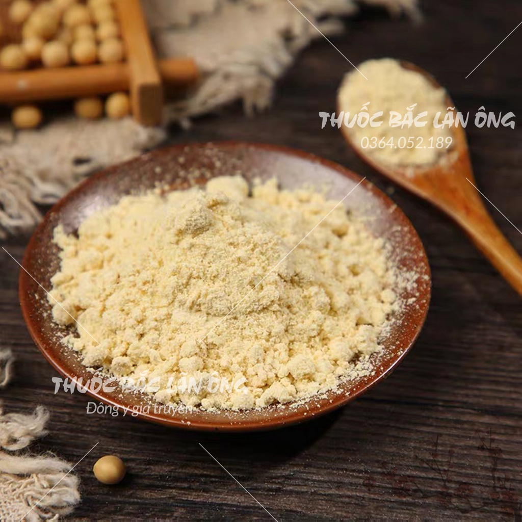 Bột đậu nành rang thơm nguyên chất 500g (Hạt đậu nành hữu cơ tự nhiên)