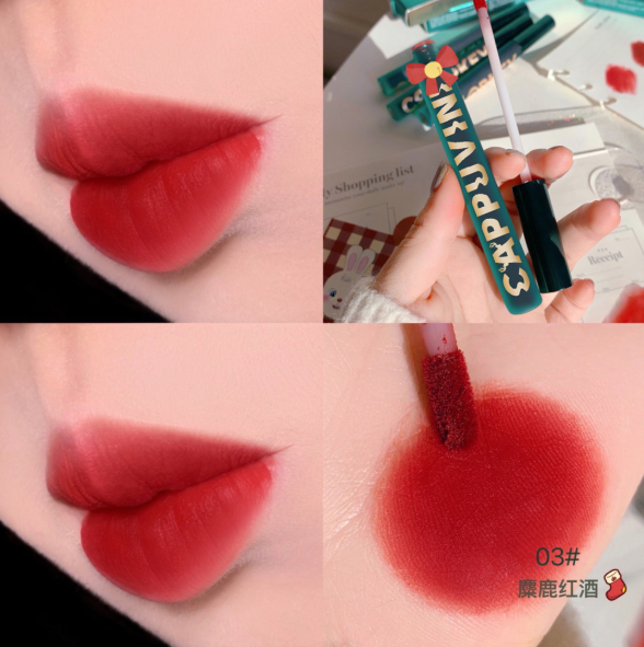 [Hàng mới về] Son kem chiết xuất từ thực vật màu hồng tự nhiên xinh xắn | BigBuy360 - bigbuy360.vn