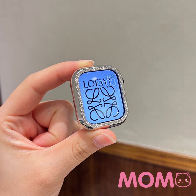 Vỏ Bảo Vệ Đính Kim Cương Cho Đồng Hồ Apple Watch Series 7 6 SE 5 4 3 2 45MM 41MM 40mm 42MM 40mm 44mm