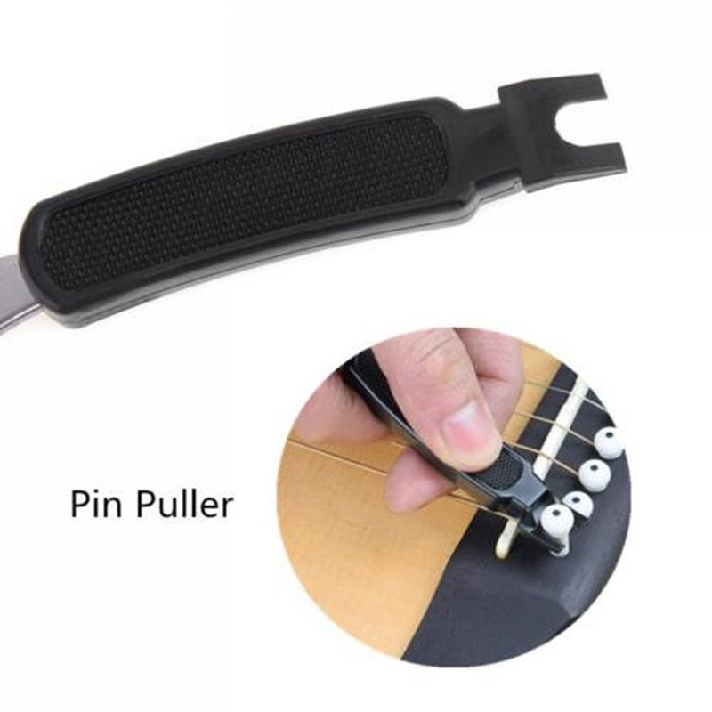 Bộ Dụng Cụ Lên Dây Đàn 3 Trong 1 Gồm Dụng Cụ + Đồ Cắt Dây + Dụng Cụ Kéo Pin Cho Guitar Banjo