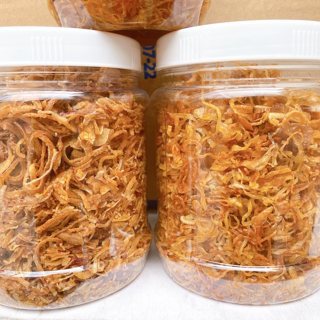 Hũ Hành Phi Loại Ngon 250GR! Thơm Ngon Bùi Giòn Tan Ăn Kèm Bánh Tráng Xuất Sắc
