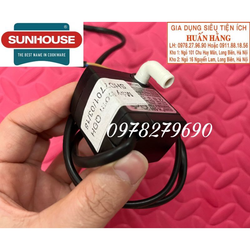 Linh kiện cho quạt điều hoà hơi nước Sunhouse SHD7718 - Bơm, Mach nguồn. Mạch hiển thị, Điều khiển