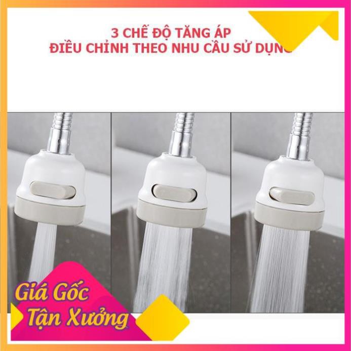 Đầu Vòi Xịt Nước Tăng Áp Cho Vòi Bồn Rửa - Dây dài -giadunghn1