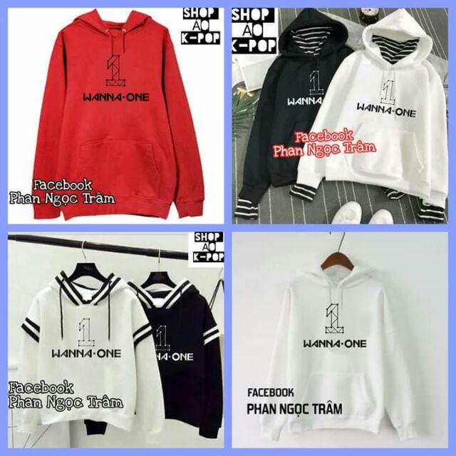 Áo hoodie WANNA ONE