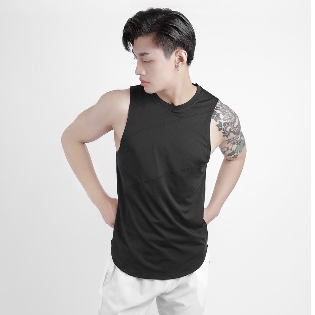 Áo ba lỗ,tanktop nam REETA chất thun lạnh thể thao mát lạnh, thấm hút mồ hôi