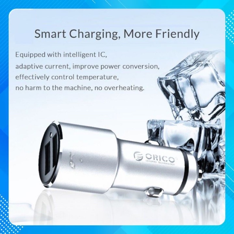 Tẩu Sạc Ô Tô Sạc Xe Hơi Hai Cổng USB 12W - UPJ-2U