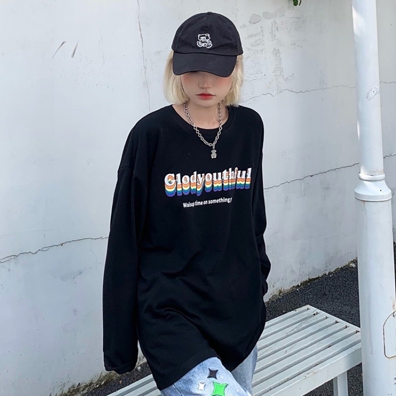 Áo sweater nam nữ form rộng unisex, áo sweater dài tay cotton mềm mịn mã ll17