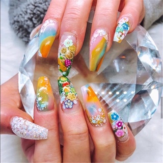 Charm nail trái cây-nail đất sét trang trí móng