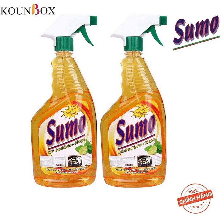 Nước Lau Bếp Ga - Tủ Lạnh Sumo 800ml | Làm sạch dầu mỡ và khử mùi hôi cho tất cả các bề mặt | KOUNBOX