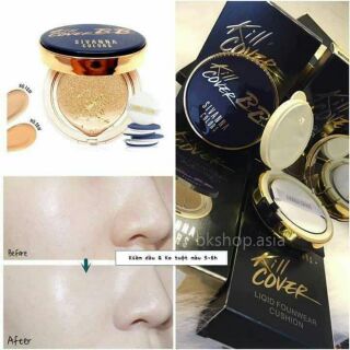 Phấn nước kill cover spf50 pa++ cushion bb cream sivanna