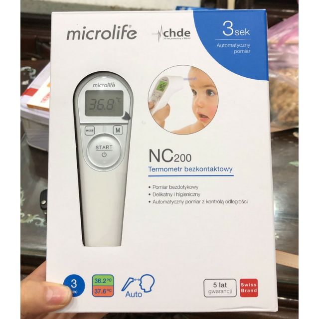 Nhiệt độ Microlife đo nhanh 3s nc200