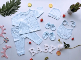 Set bộ sơ sinh 6 món