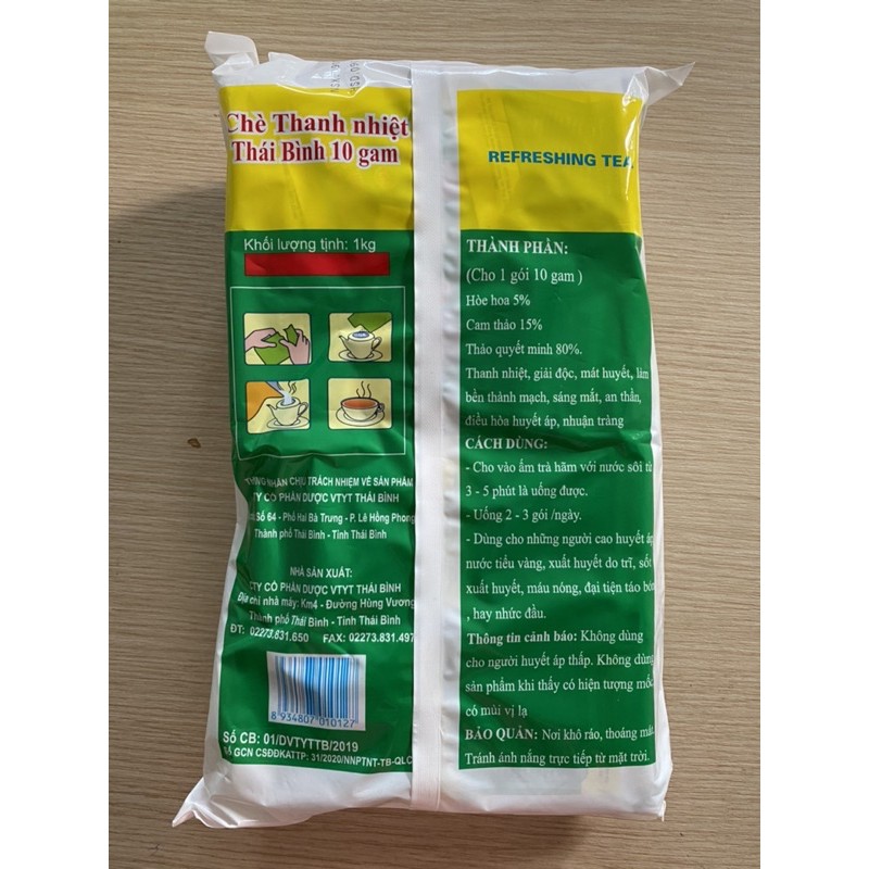 CHÈ/TRÀ THANH NHIỆT THÁI BÌNH 100 GÓI | BigBuy360 - bigbuy360.vn