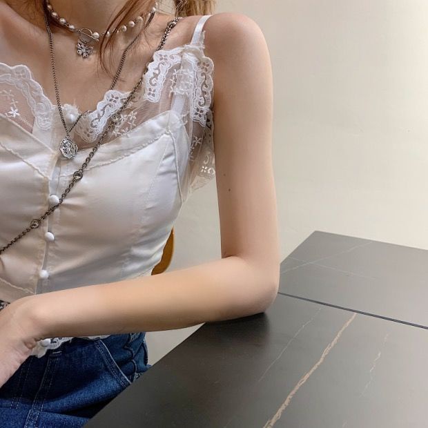 Áo Ống Hai Dây Phối Ren Quyến Rũ