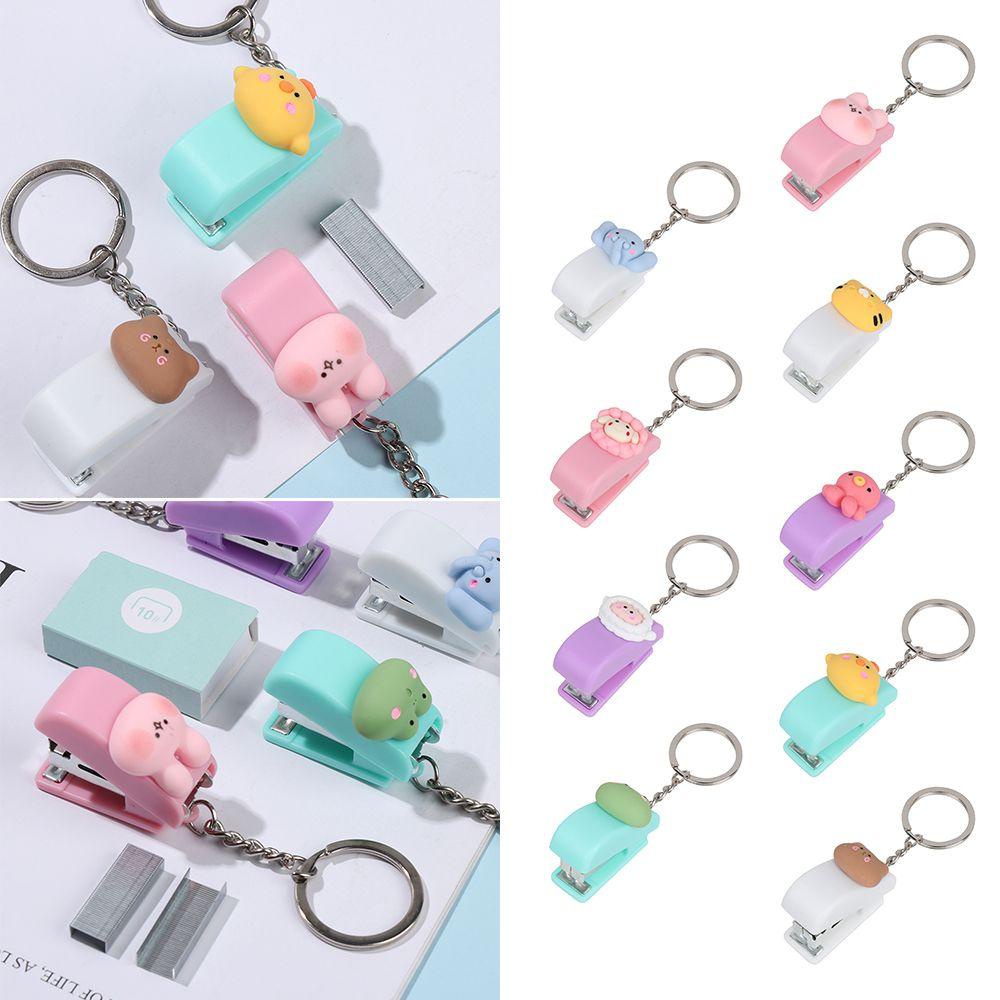 Dụng Cụ Dập Ghim Giấy Hình Cầu Vồng Dễ Thương