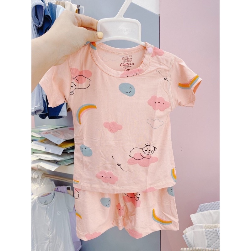 Carter's - Bộ quần áo cộc tay cài vai cotton cho Bé Trai Bé Gái 6-24M