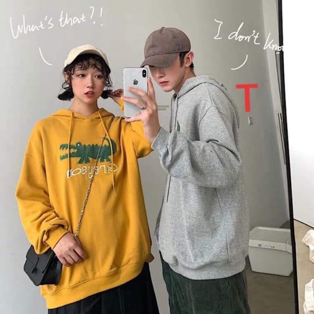 bst Áo hoodie in cá sấu grey TĐ5109 03