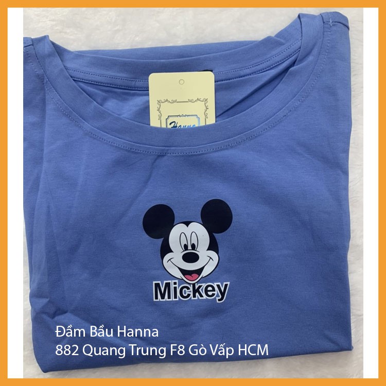 [SIZE 50-75KG] Áo bầu thun cotton mềm mát dễ thương vải cao cấp thấm mồ hôi tốt không xù không bai