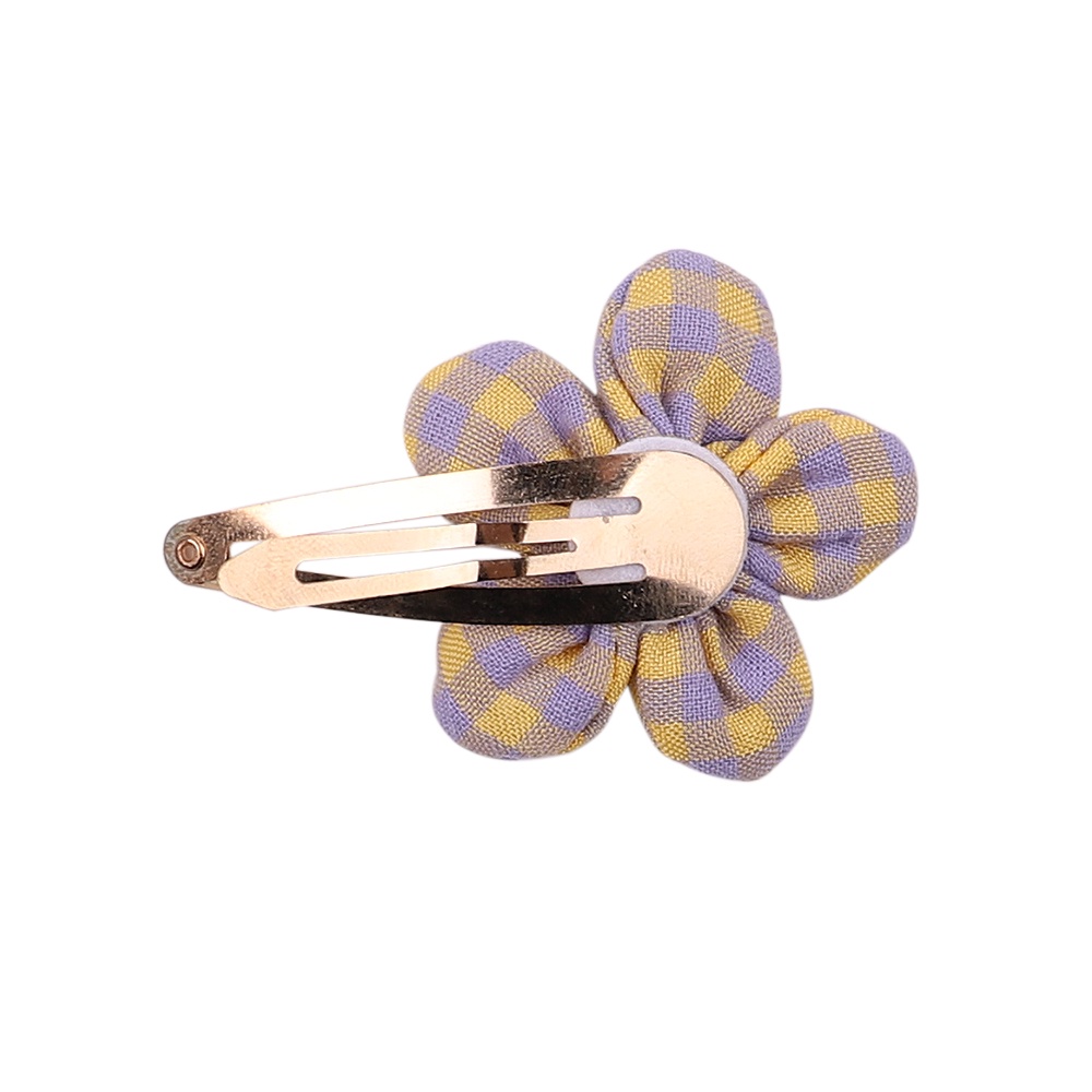 2 Kẹp tóc KIDSBOWS hình hoa màu kẹo họa tiết sọc caro 12 kiểu dáng cho trẻ em