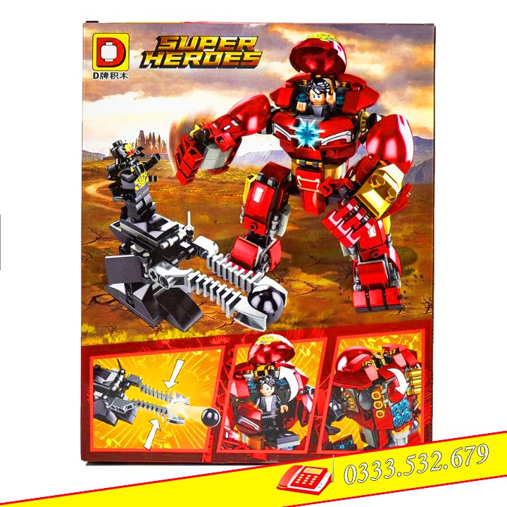 Bộ Lego Lắp Ráp Ninjago Ironman (Người sắt) DNP2002 / 334 PCS (Chi Tiết). Xếp Hình Lego Đồ Chơi Trí Tuệ