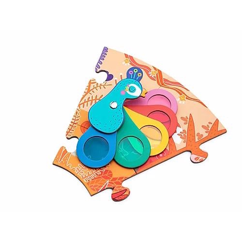 Đồ Chơi Ghép Hình Mảnh Ghép Cỡ Lớn Cho Bé Mới Bắt Đầu Chơi Môn Puzzle - Học Chữ Số và Màu Sắc