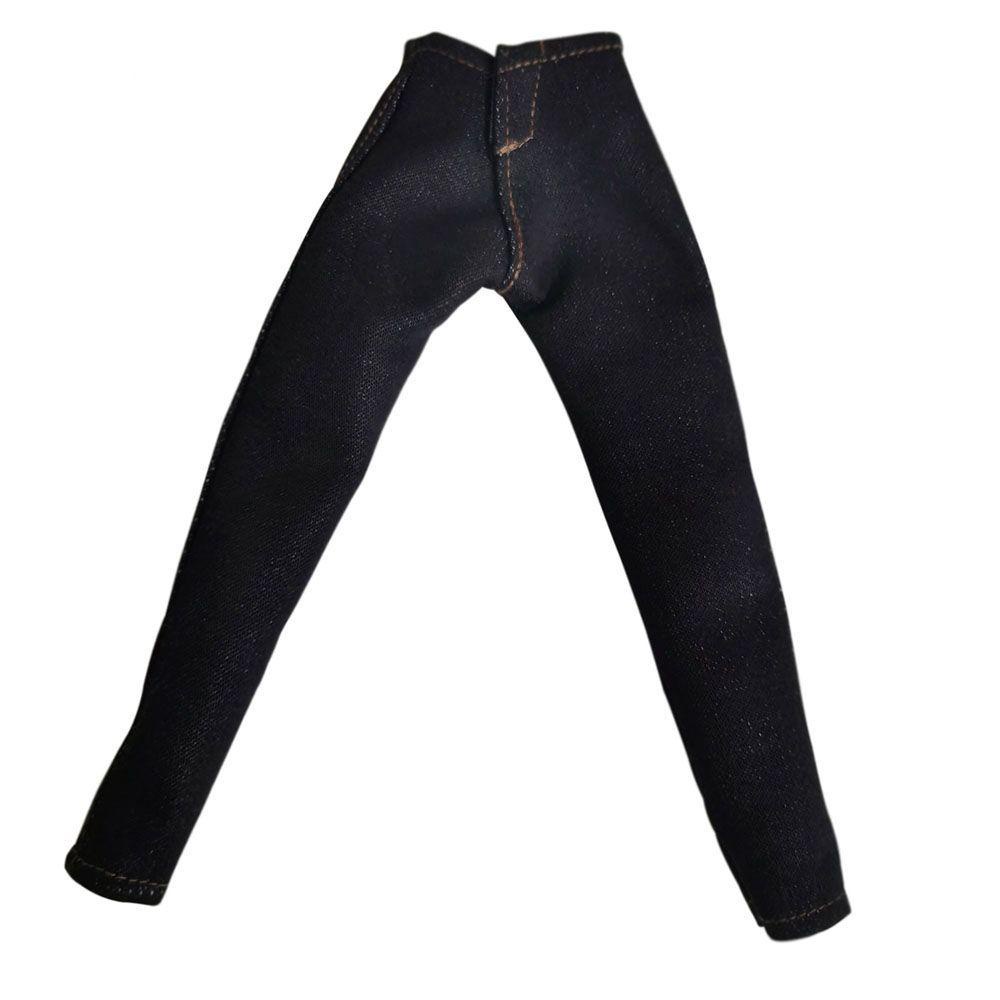 Quần Jeans Dài In Hoa Xinh Xắn Cho Búp Bê Tỉ Lệ 1 / 6