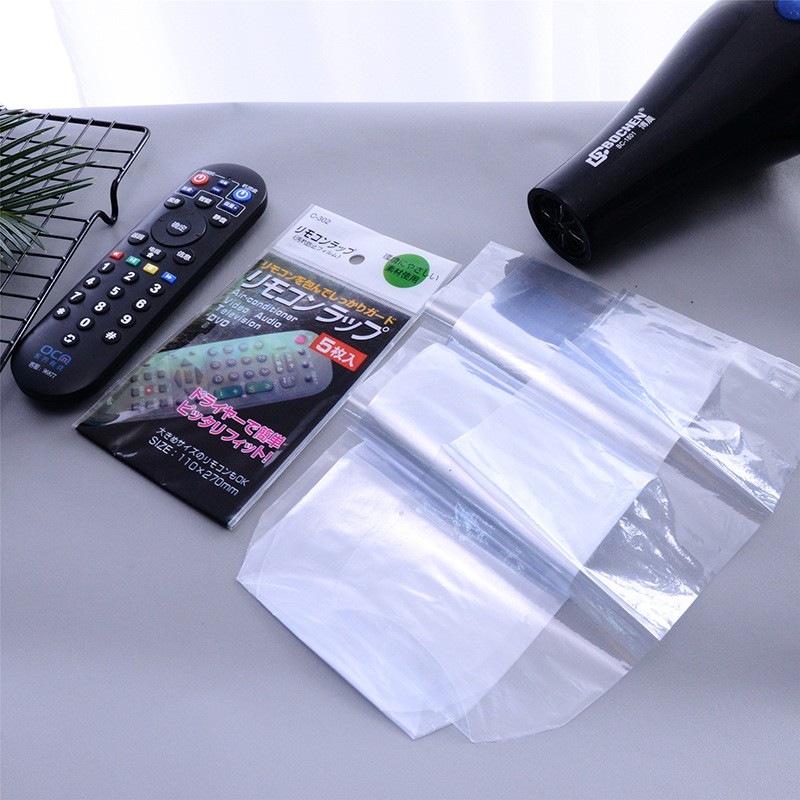 Bộ 5 túi bọc bảo vệ điều khiển (remote) bằng chất liệu nilon tự co