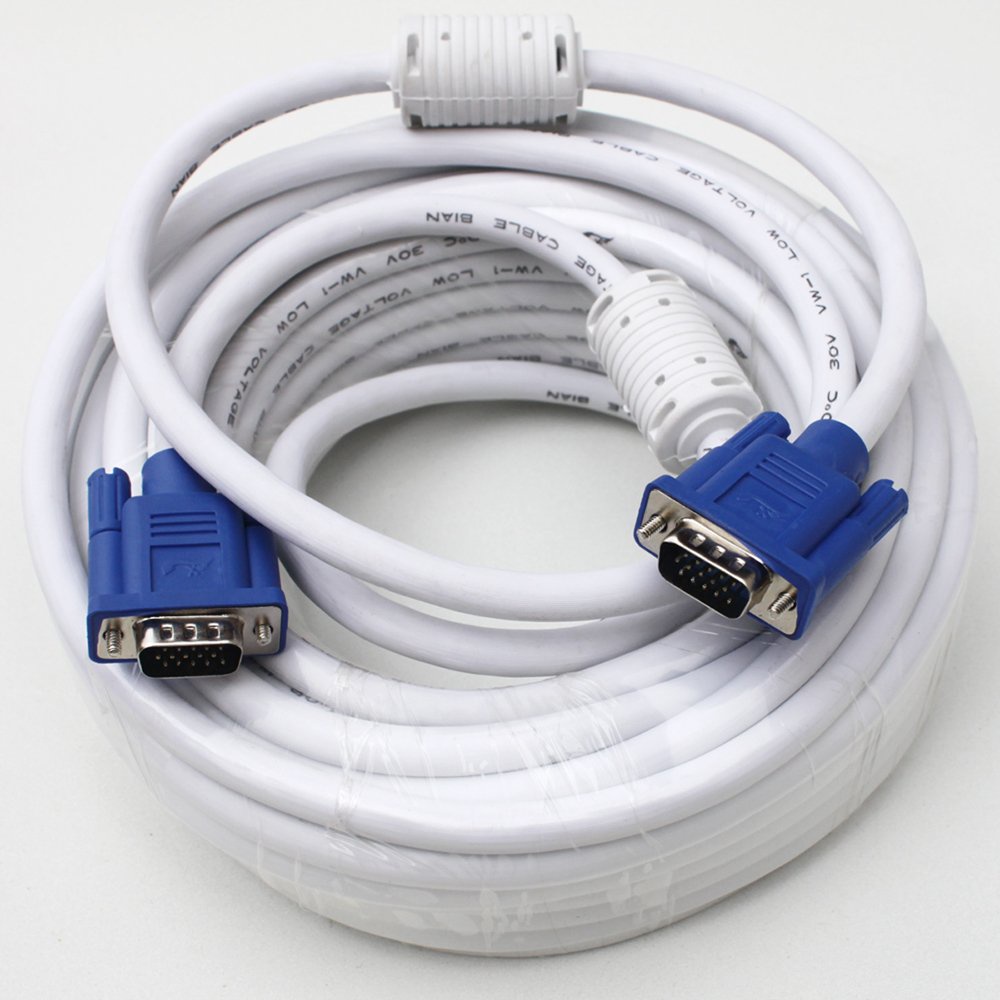 Cáp VGA 2 đầu chống nhiễu 10m - Dây VGA 2 đầu chống nhiễu 10m - Dây nối VGA 10m - Cáp nối VGA 10m