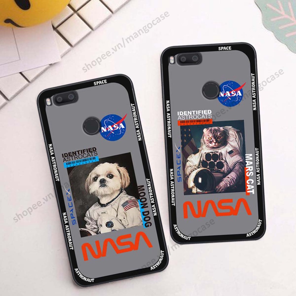 Ốp lưng Xiaomi Mi A1 hình nasa, vũ trụ, robot siêu độc đáo đáng yêu